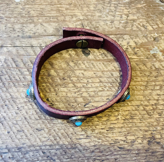 Turquoise - Western Stud Bracelet