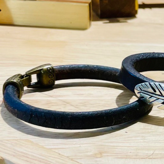 Antique Leather Bracelet
