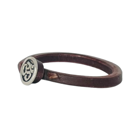 Ohm Carved Loop Bracelet